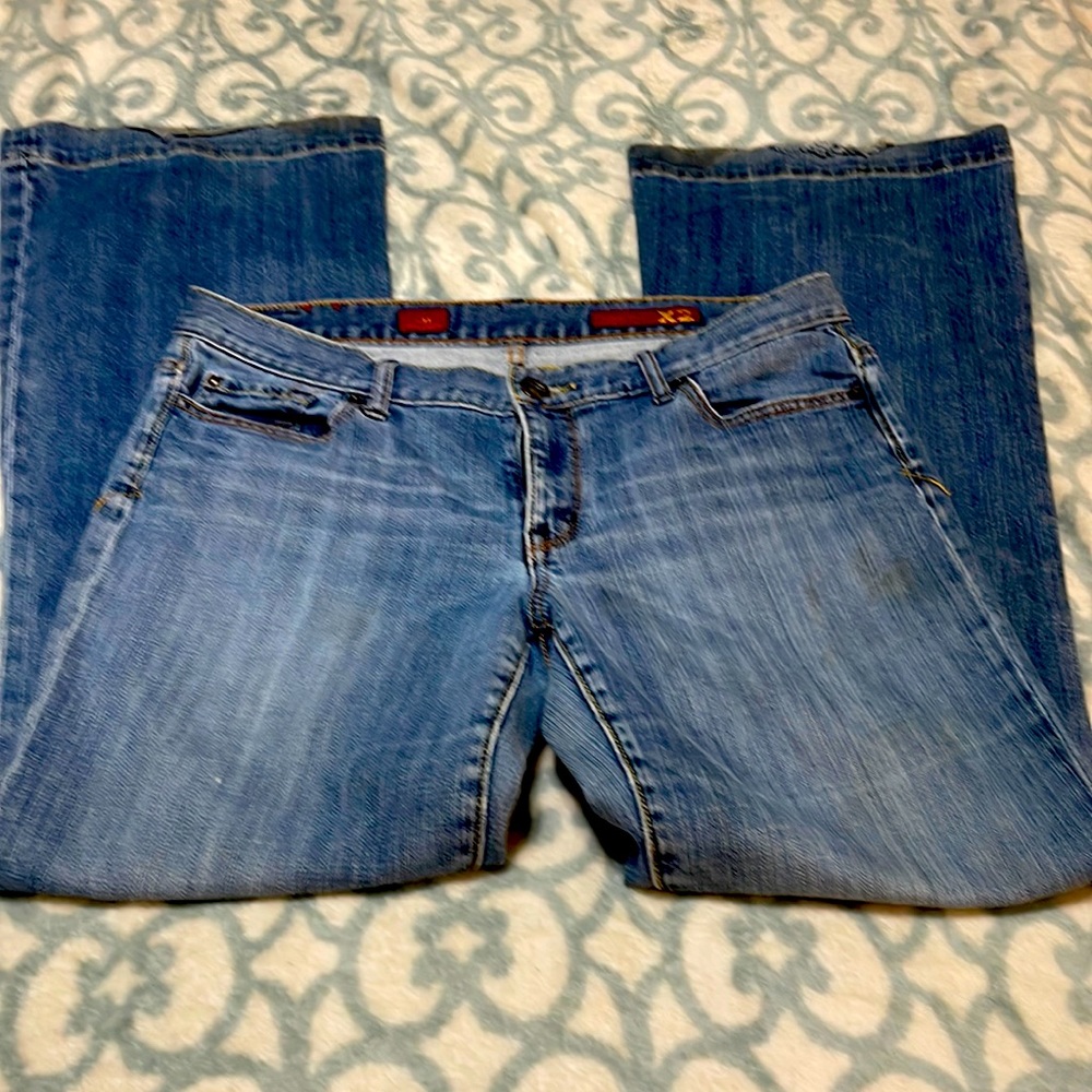 X2 jeans wide legged.